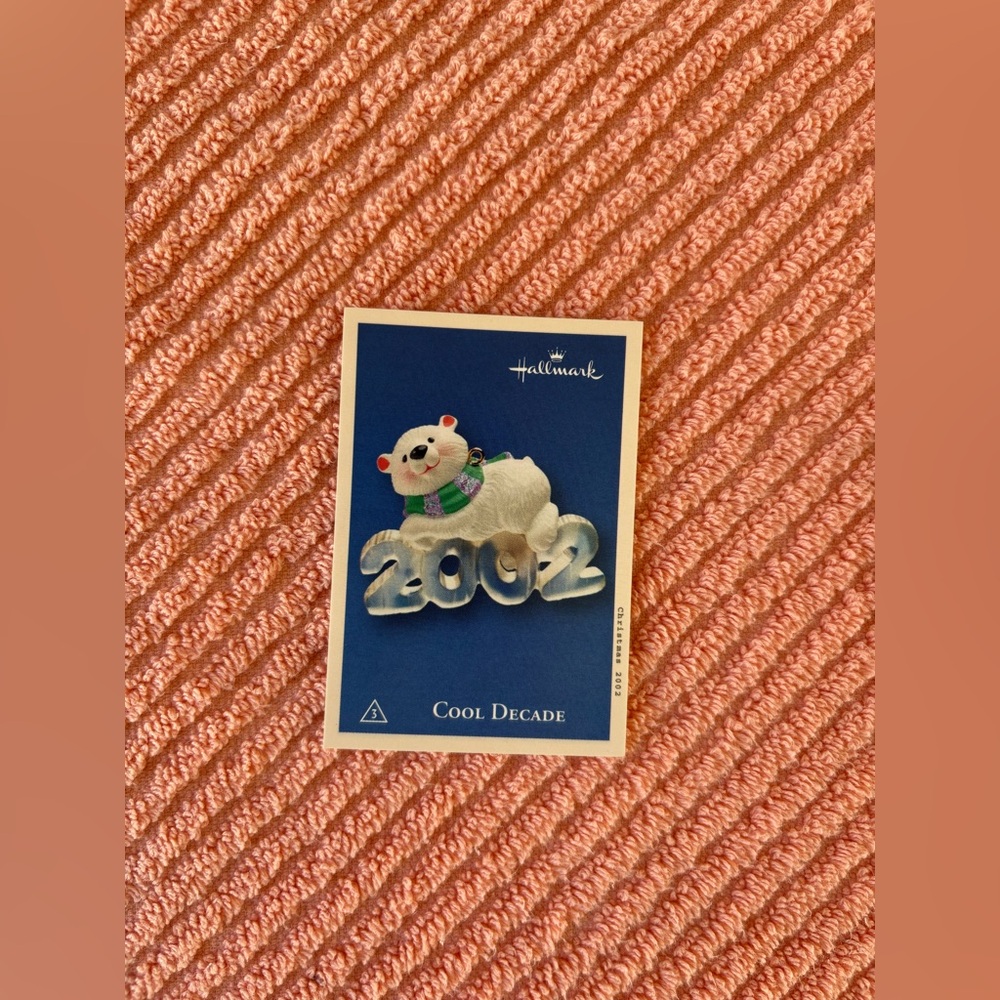 Vintage 2002 Cool Decade Christmas Hallmark  Ornament